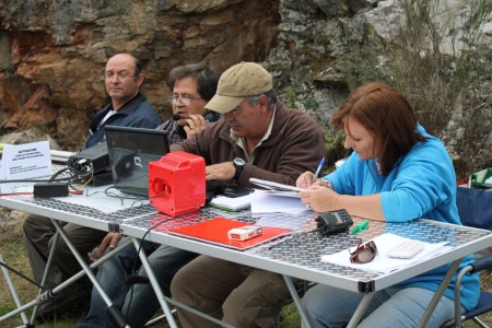 Activación en el castillo de Mayorga, San Vicente de Alcántara el 14 de octubre de 2012